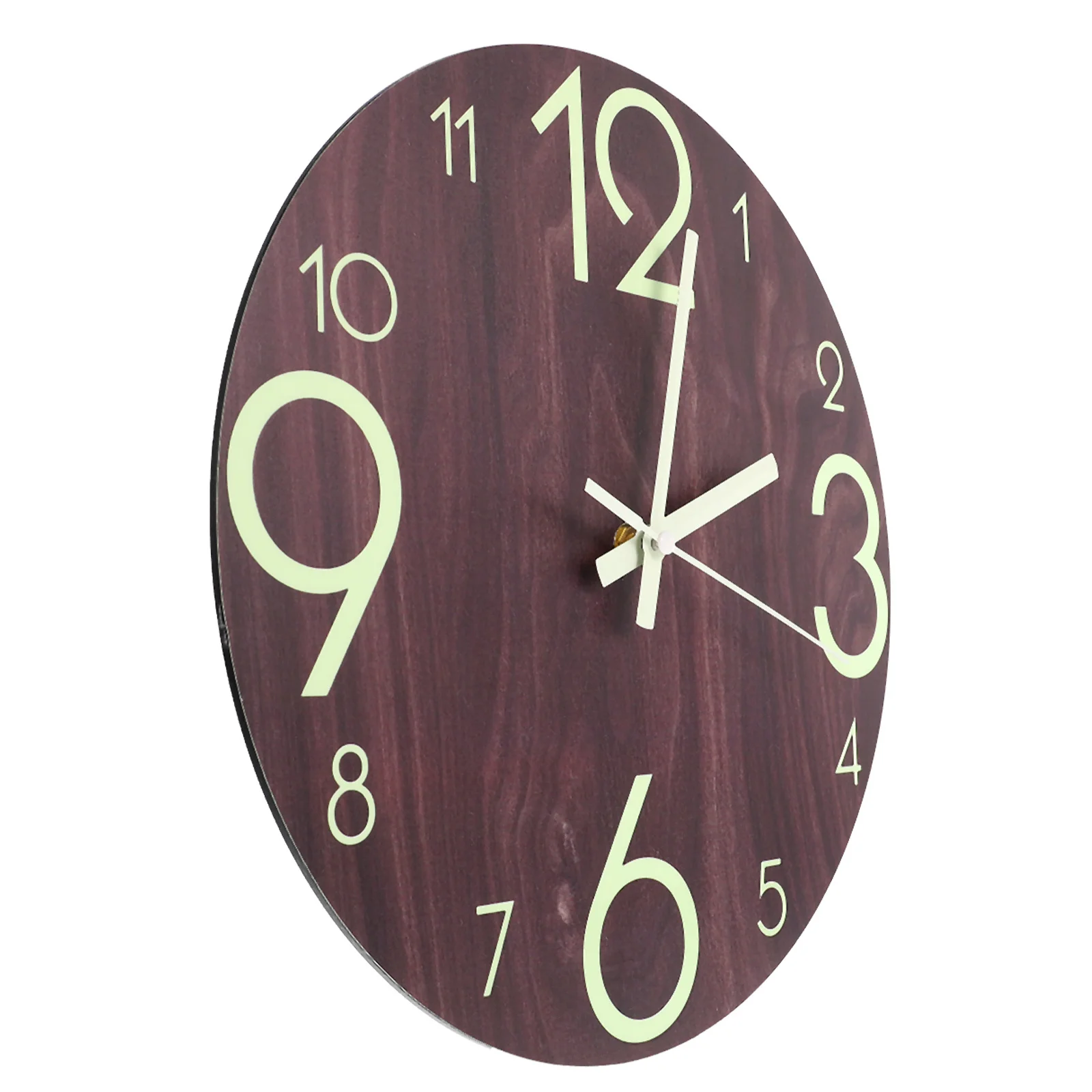 

1Set Luminous Night Light Wall Clock Modern Silent Decorative Wall Hanging Clock for Home Office Bedroom Living Room Decor