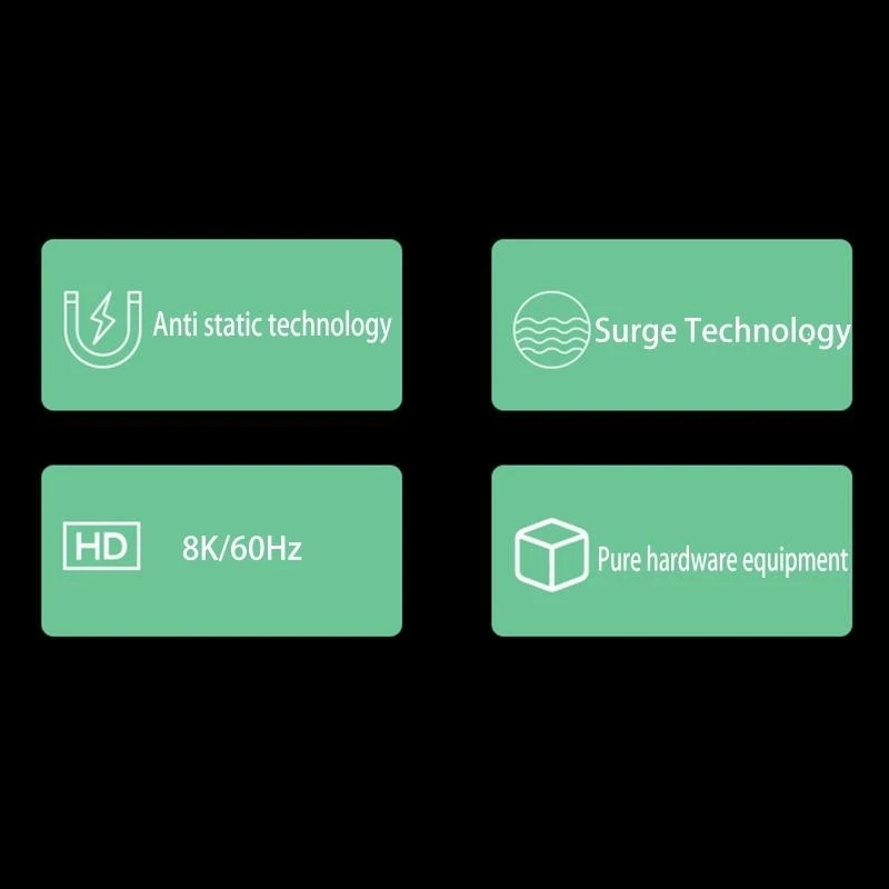 Repetidor amplificador sinal compatível com 8k, impulso para distância transmissão 30m