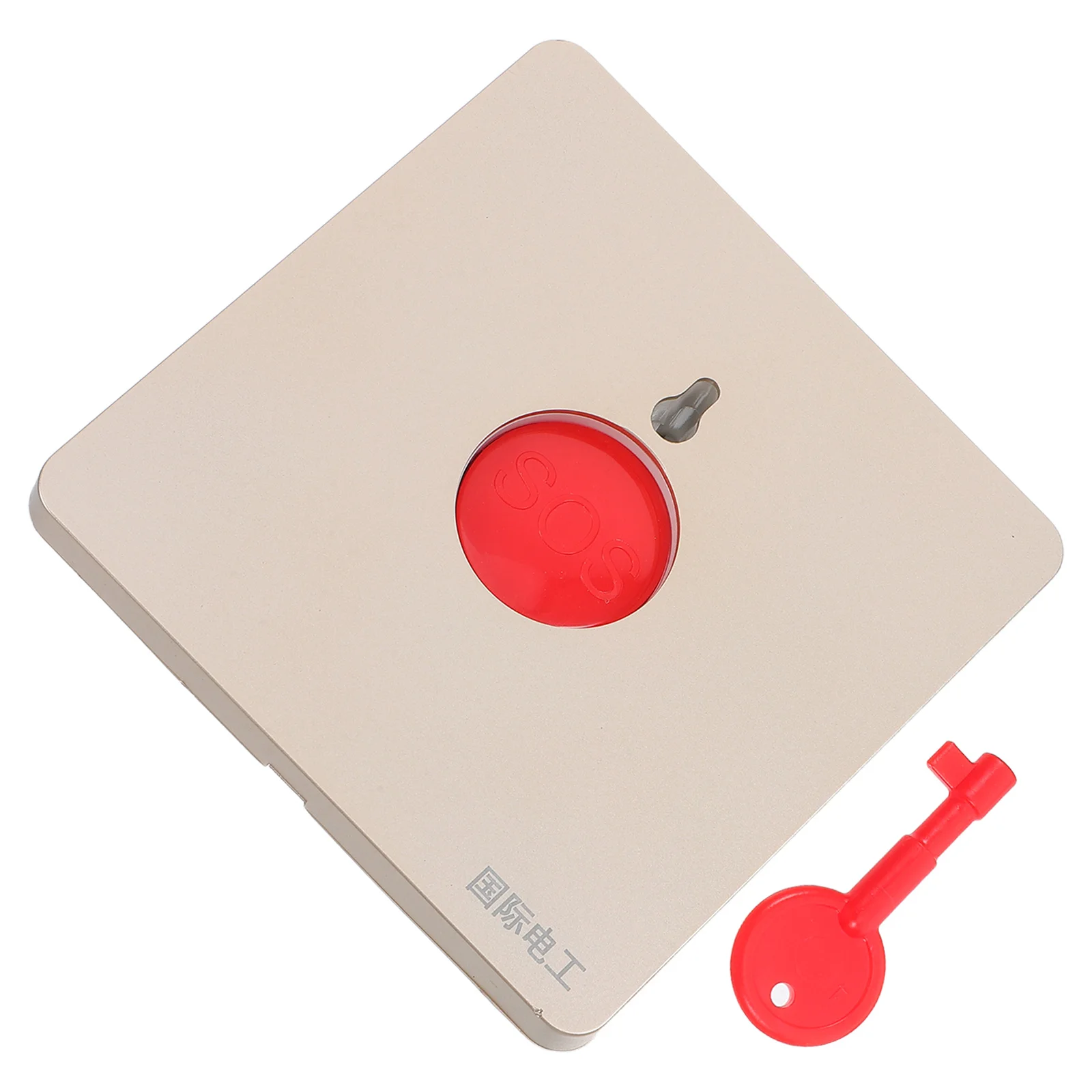 2 قطعة لوحة الطوارئ اليدوية إنذار نقطة الاتصال مع مفتاح التبديل 86-نوع زر إعادة الضبط للسلامة من الحرائق في الأماكن العامة