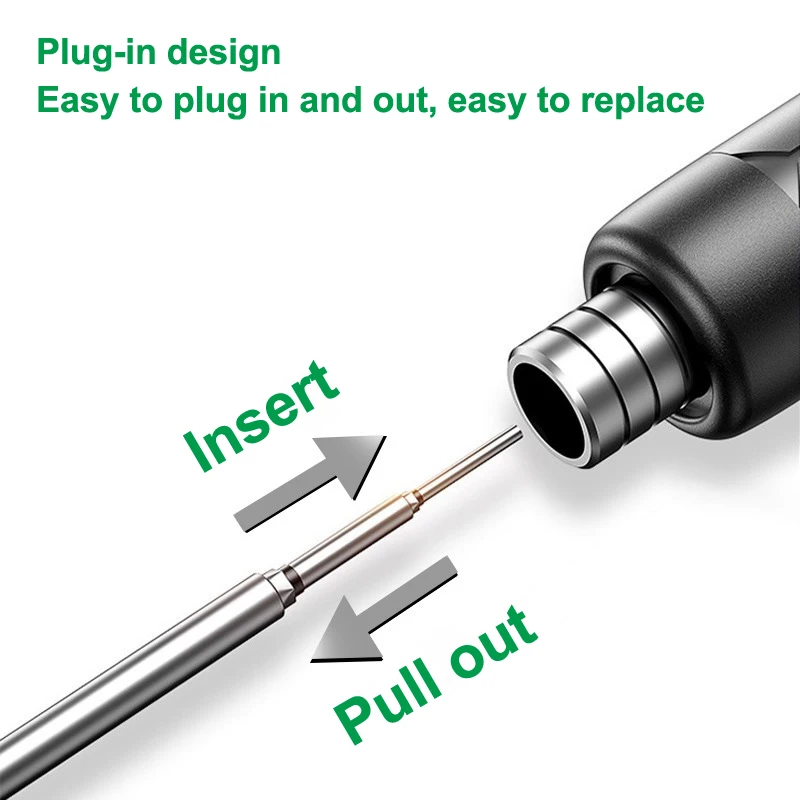 Hot Sale 3pcs USB 5V Soldering Iron Tips – Replacement Tips for Battery-Powered & USB Soldering Irons,Rework Accessories