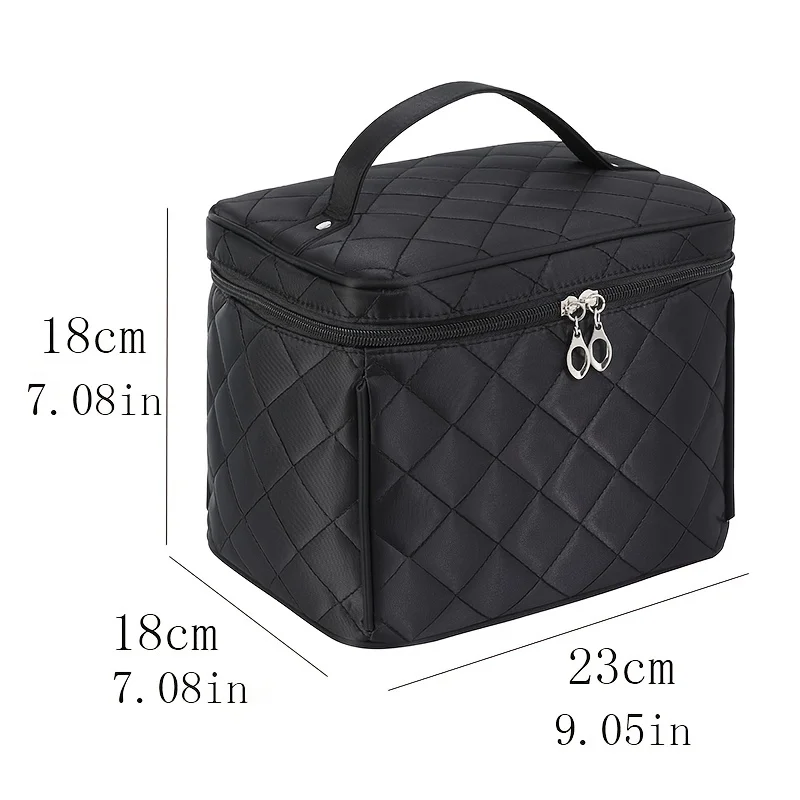 

Cosmetic Bag Case High Capacity Makeup Bag Waterproof High Quality Foldable Travel Organizer Makeup Bag Beautician Pouch