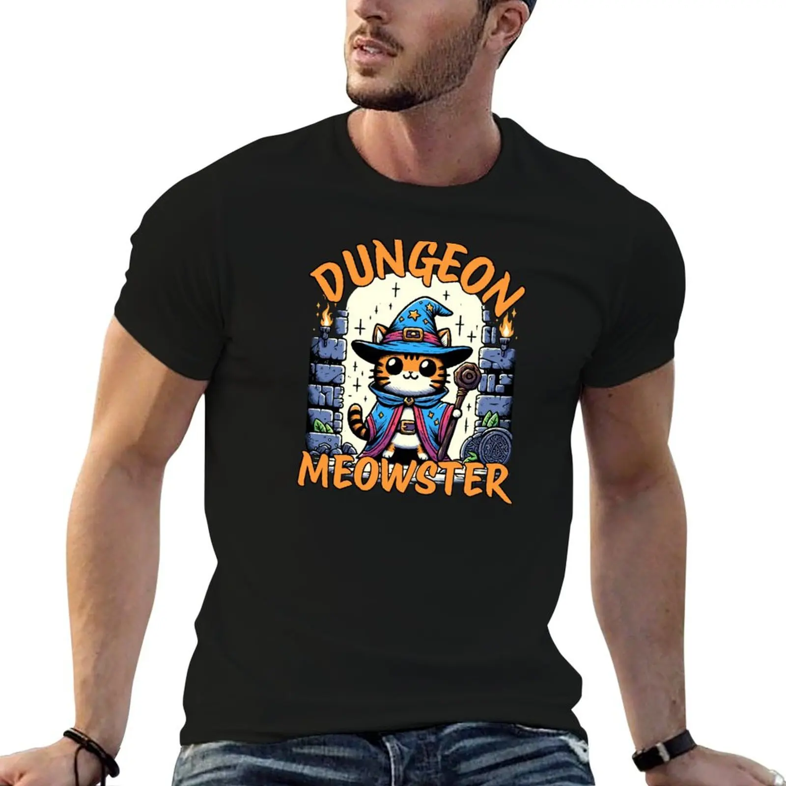 

Dungeon Meowster Dungeon Master Cat T-Shirt essential t shirt graphic tee shirt vintage t shirts mens t shirt