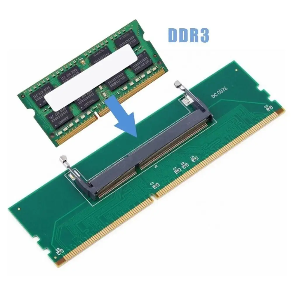 4-Layered PCB Design SO-DIMM to DIMM Adapter 240pin 288pin Upgraded Version DDR3 DDR4 DDR5 RAM Adapter Card Better Protection