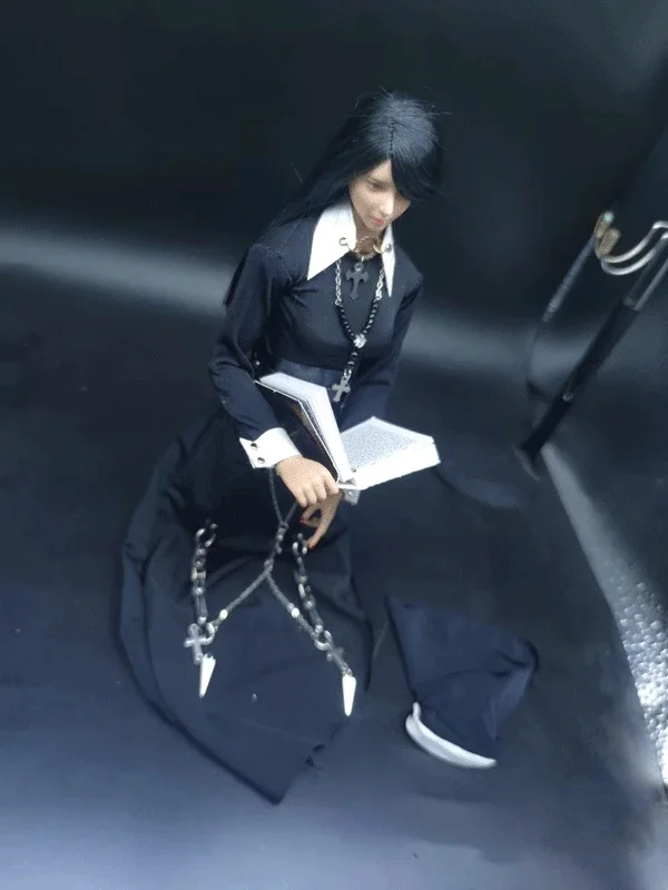 

1/6 Scale Clothes Female Soldier New Nun 2.0 Suit Dress Model for 12"Figure