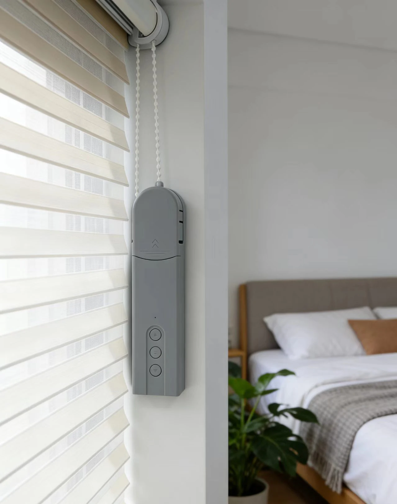 WLAN-Smart-Vorhangmotor, Zigbee Elektrischer Rolladenantrieb, Kompatibel mit Smart Life APP – Detail 6