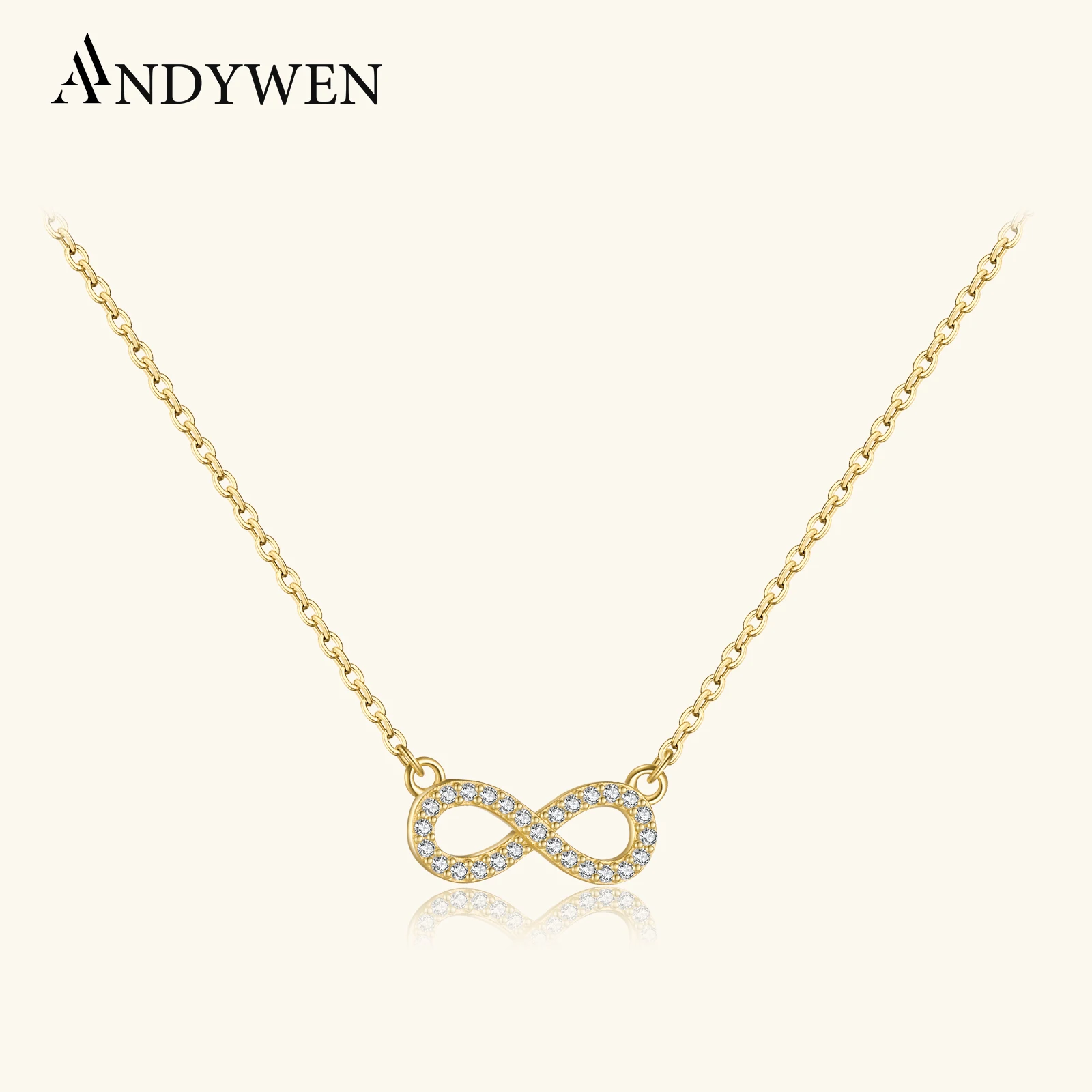 

Женское ожерелье из серебра 925 пробы с фианитами