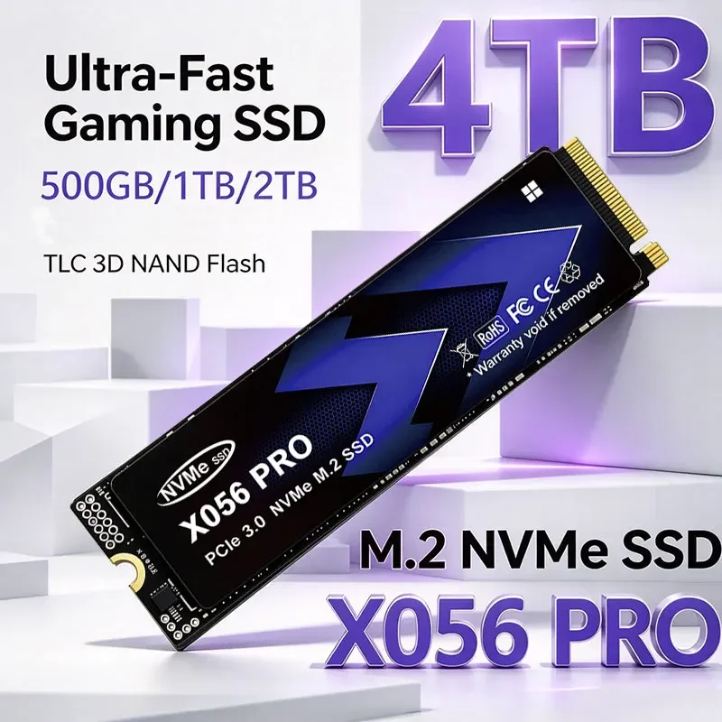 X056 PRO M.2 2280 NVME 500GB 1TB 2TB 4TB SSD High Speed Internal Solid State Hard Disk M2 SSD Drive for Laptop PC Desktop