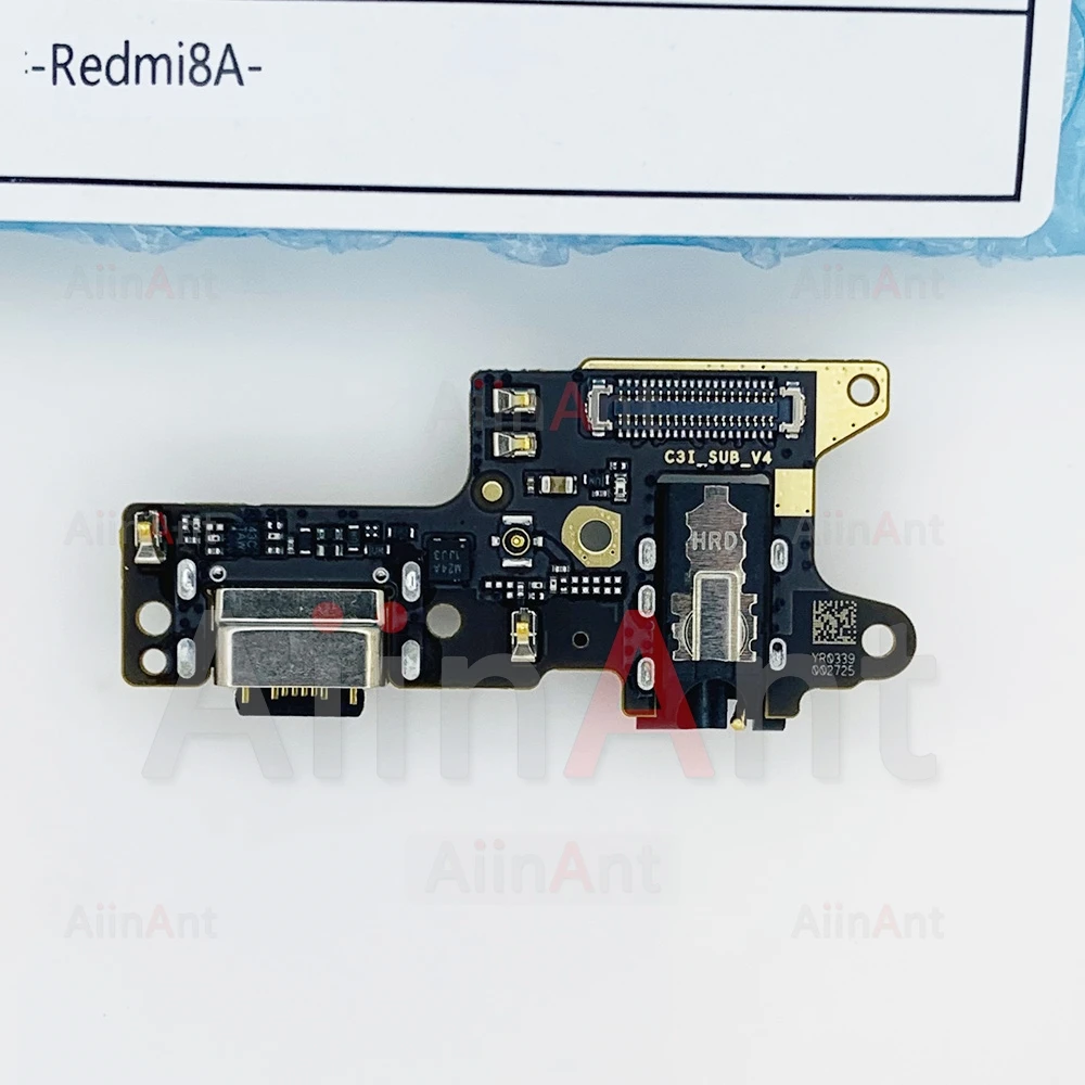 Aiinant Bottom USB Charger Board Dock Connector Charging Port Flex Cable For Xiaomi Redmi Note 8 8A 8T Pro Plus Spare Parts