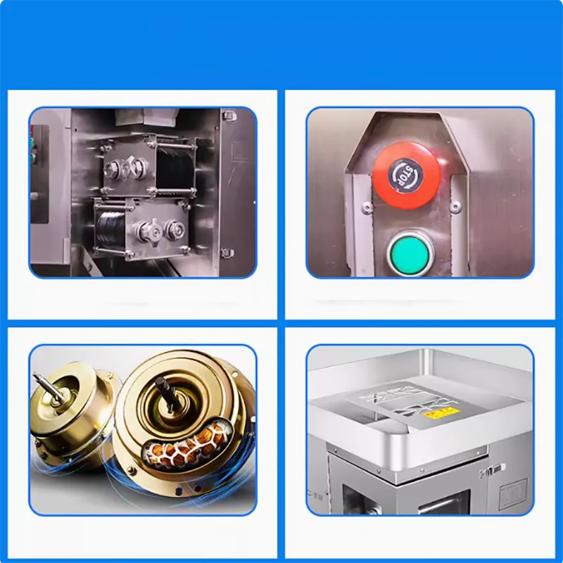 Fresh Meat Shredder Slicer Cabinet Stainless Steel Automatic Beef Chicken Pork String Restaurant