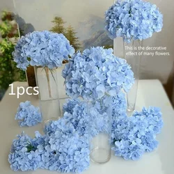 1pcs/lot Colorful Decorative Flower for Wedding Party Luxury Artificial Hydrangea Silk DIY Flower Decoration for Vase