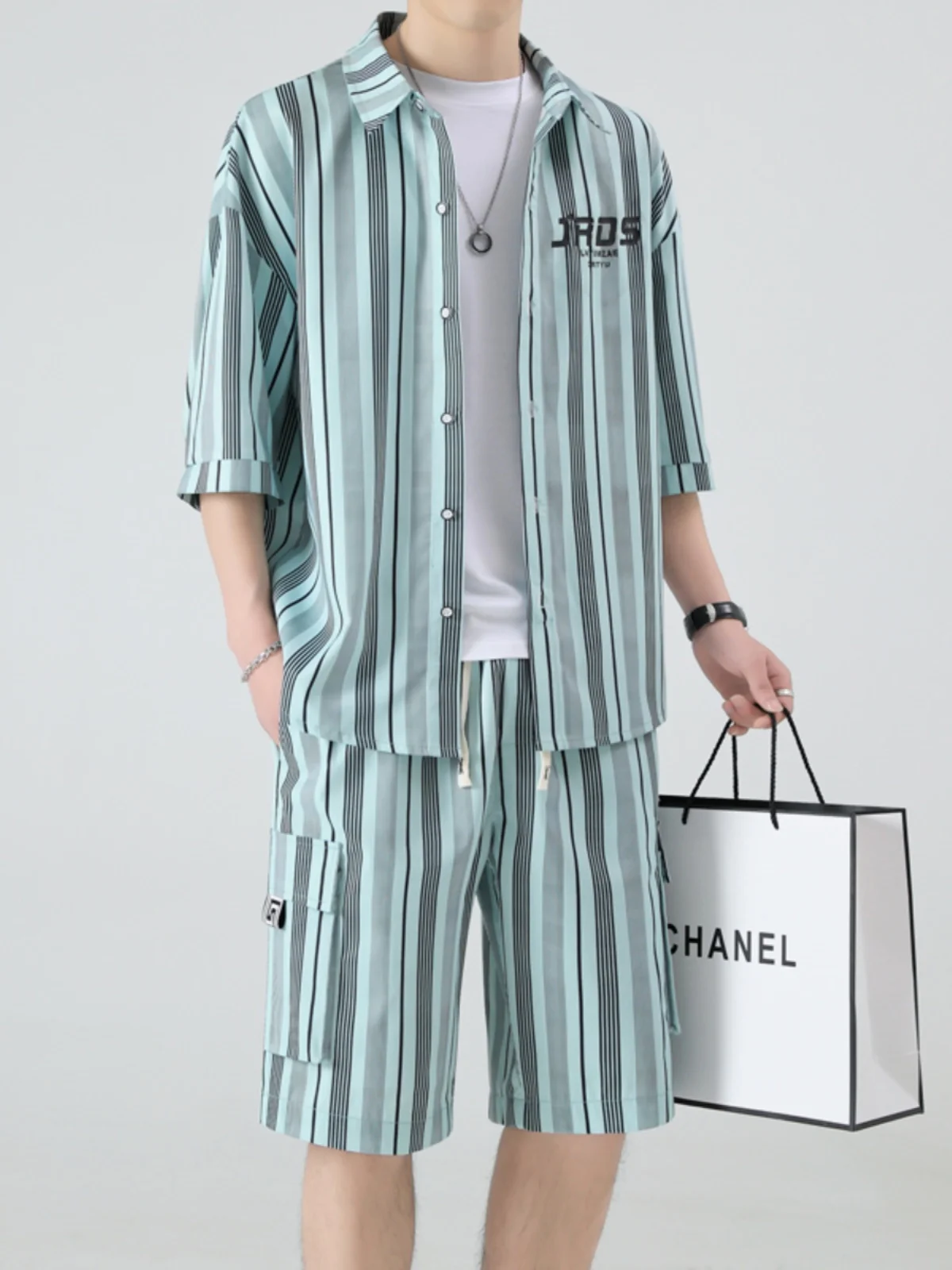 men's-summer-ort-sve-irt-set-casual-loose-striped-irt-tee-piece-set-teenage-boys-faionable-and-haome