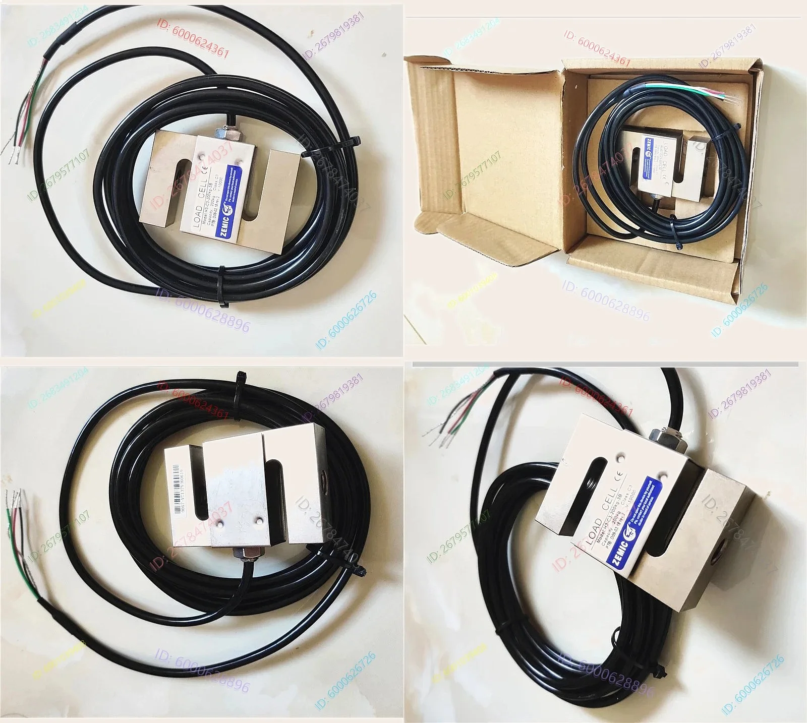 H3-C3-500KG-3B S-Type Tension Load Cell Weighing Sensor 50KG 100KG 200KG 500KG