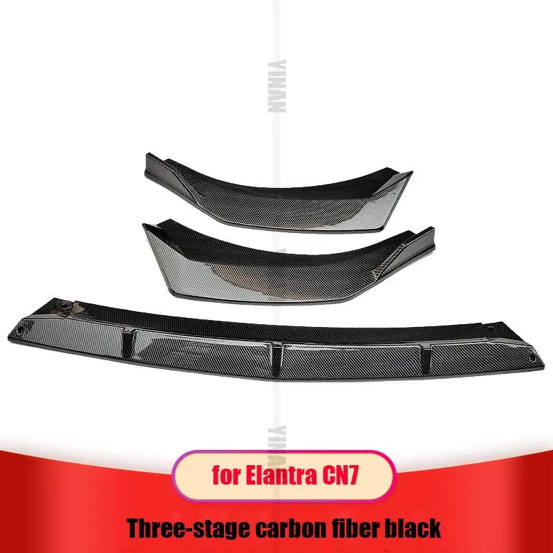 for Hyundai Elantra CN7 20 21 spoiler ABS front shovel front lip front bumper bumper protector Avante