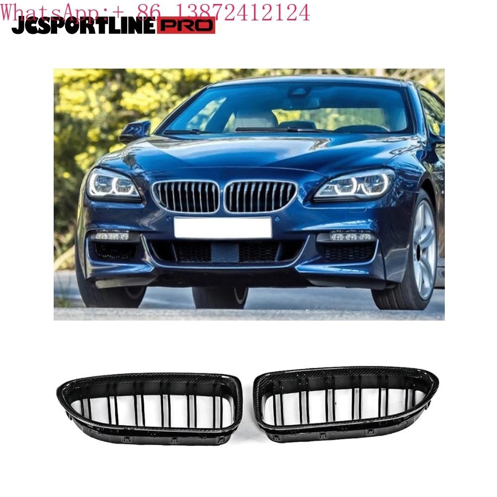 

M6 Style F06 F12 F13 Carbon Fiber Front Bumper Mesh Grill Grille for BMW F06 F12 F13 6 Series 640i 650i 640D 2012 - 2016