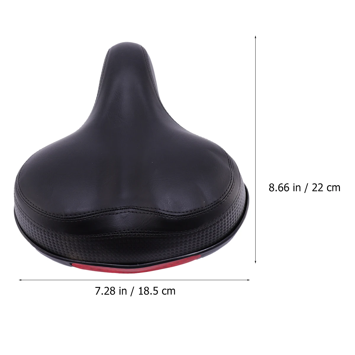 

Bicycle Seat Double Spring Steel Base Cushion for Cycling Road Racing Saddle Thicken Comfortable Long Use Easy Wash