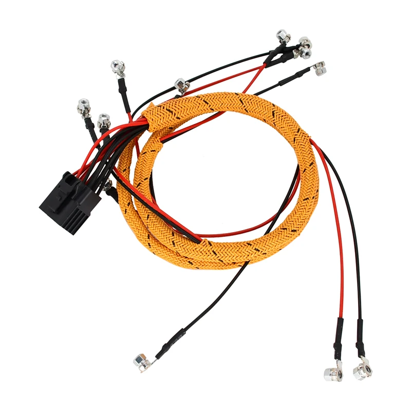 3054893 New Fuel Injector Wiring Harness 305-4893 Compatible with Cat Excavator E320D 320D Engine C6.4