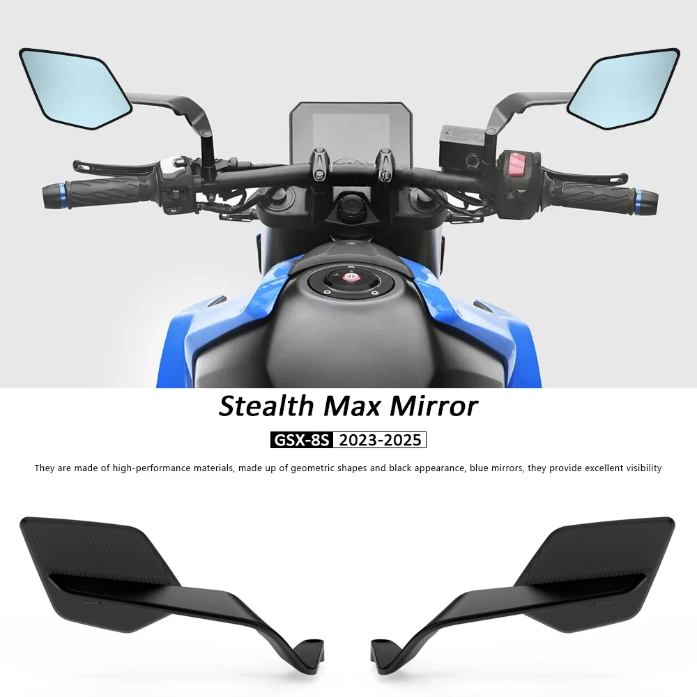 

CNC Aluminium Side Mirrors New Motorcycle GSX8S Rearview Mirror For SUZUKI GSX​-8S GSX 8S 2023 2024 2025 Accessories