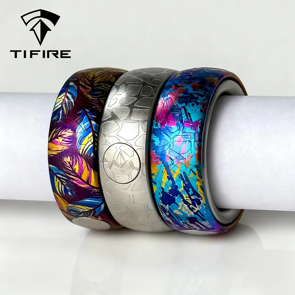 TIFIRE EDC التيتانيوم اسئلة تململ سبينر حلقة سبينر لعبة لتخفيف الضغط القطر الداخلي 20 مللي متر ألعاب متململة للبالغين