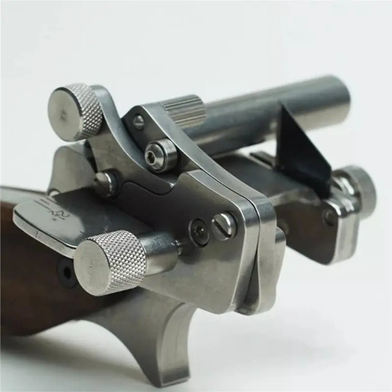 B50C For Craft For Leather Flat Pliers Stainless Steel Work Clamp Press For Leather Parallel+ Cross-Structure Labor-Saving