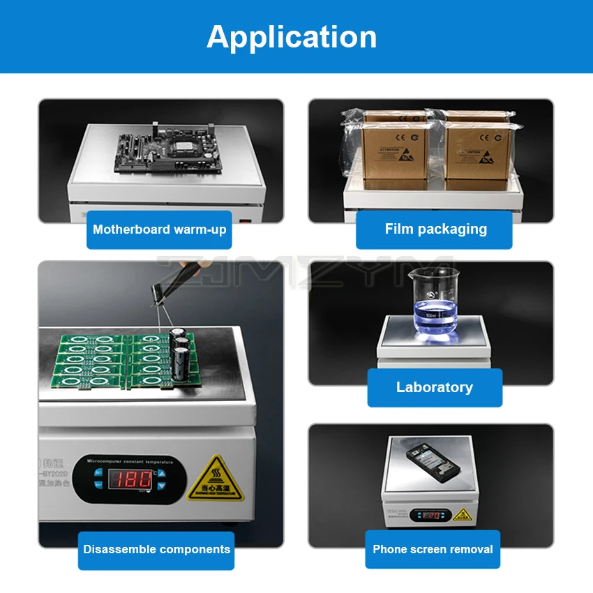 150*150mm stacja grzewcza cyfrowa platforma podgrzewania wstępnego elektroniczna płyta grzejna konserwacja stacja grzewcza do naprawy ekranu LCD PCB