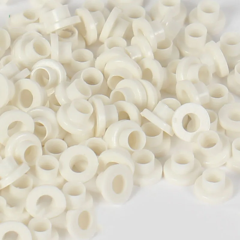 200PCS White Transistor Plastic Washer TO-220 T0-3P Insulation Washer Transistor +TO-220 Pads Silicone for Packaging Triode