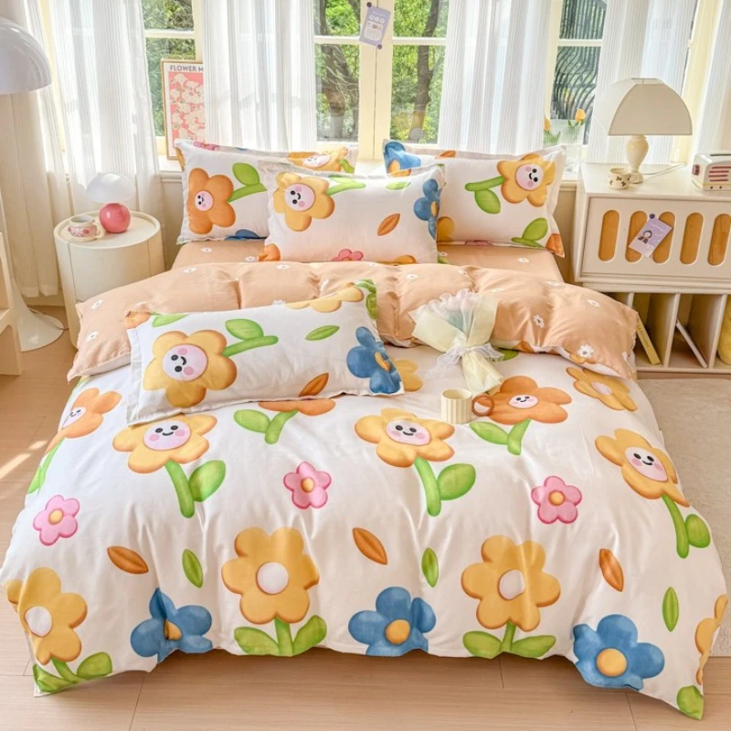 

New Patterned Brushed Single Quilt Cover Made of Plant Cashmere Skin-friendly and Breathable Duvet Cover Bedding 150X200