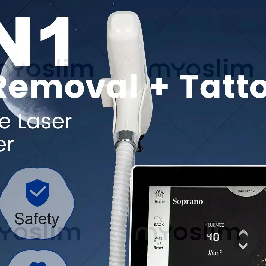

4000W Diode Soprano 2In1 ND YAG Q Switch Titanium Ice Hair Removal Tattoo Removal