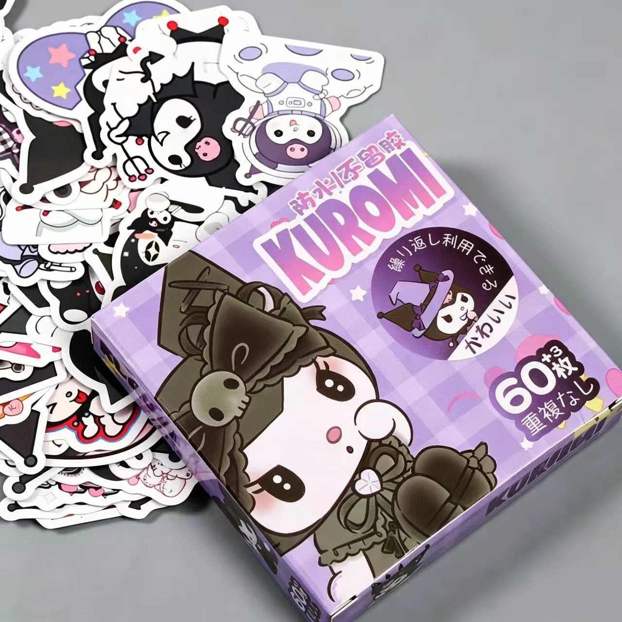63PCS Tarot Card Stickers Decorative Cute Cartoon Stickers Waterproof Stickers DIY Scrapbook, Envelope Seale