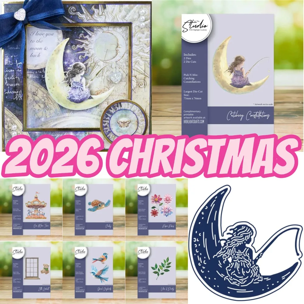 Catching Constellations 2026 New Metal Cutting Dies For DIY Scrapbooking Crafts Maker Photo Album Template Handmade Decoration