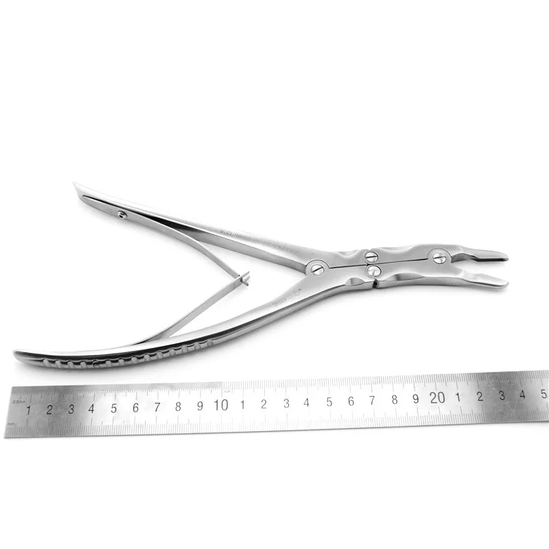Double Joint Bone Biting Forceps 24cm Double Joint, Medical Accessories Regular Straight Head