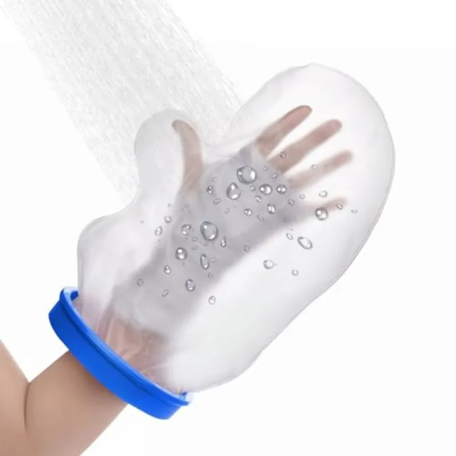 

Waterproof Hand Cast Covers for Shower Bath, Adult Watertight Wrist Protector Resuable Wound Bandage Sleeve Bag for Broken Hand