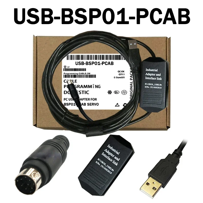 USB-BSP01-PCAB Suitable For Banner BSP01 series PLC programming Cable the USB interface Rs232Port Download Data Line