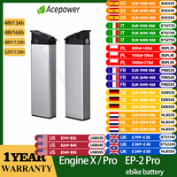 For Engwe EP-2 Pro Engine X Engine Pro Foldable E-bike Battery 48V 17.5Ah 16Ah 13Ah Replacement Battery MATE X Ginghma R7 Pro