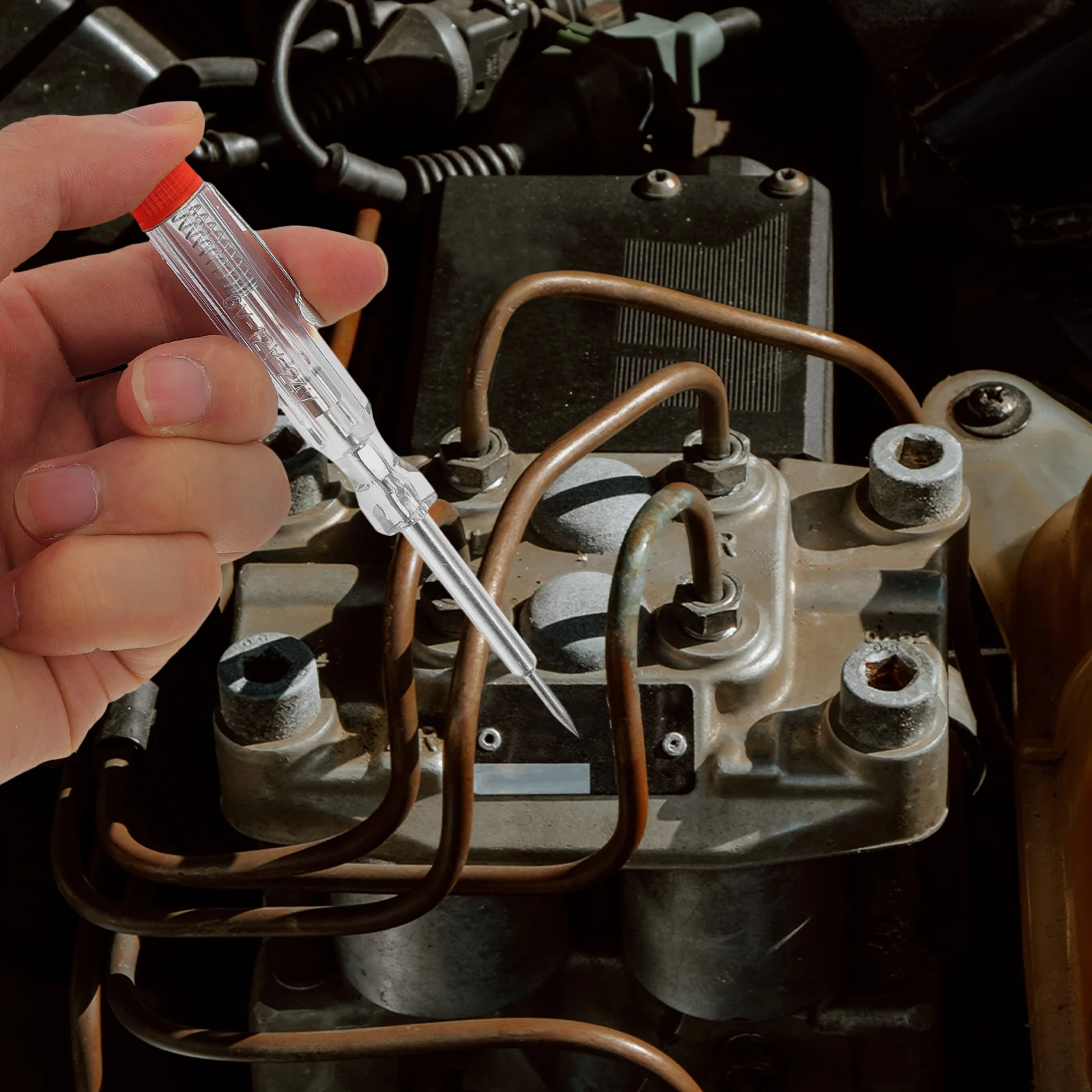 

Car Test Pen 6-12-24V Electric Tester Voltage Automotive Wire Tester Practical Efficient Tool voltage