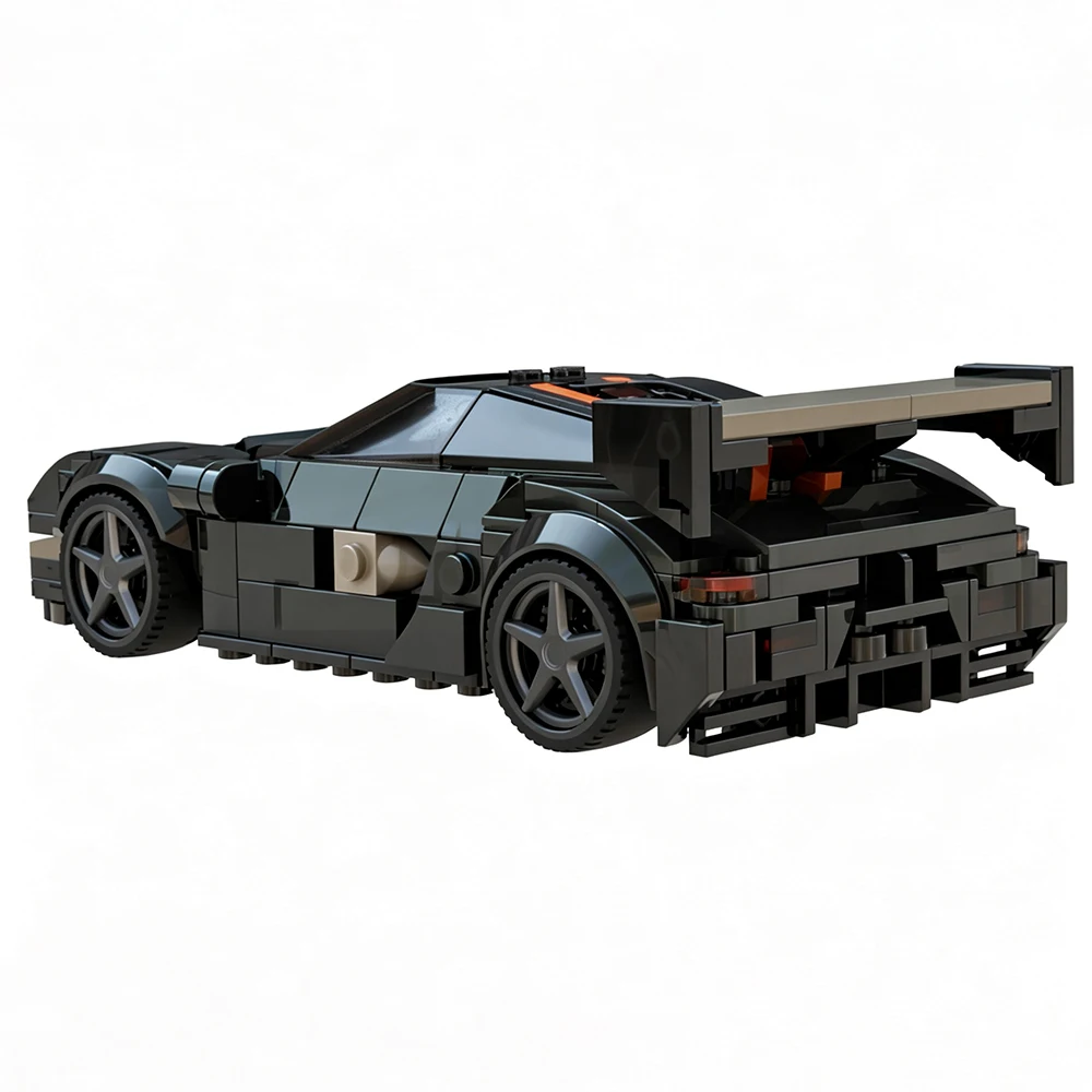 New MOC Speed ​​Series Supercar Black Model Building Blocks DIY Modular Car Technology Assembly Toy Adult Collectible Gift Set