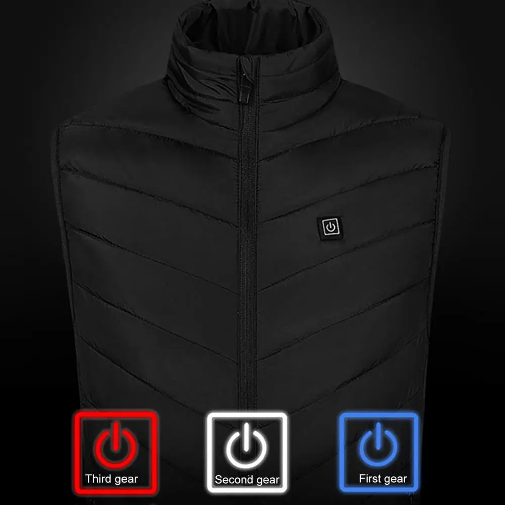 9 Areas Heated Vest Men Women Electric Heating Vest Usb Heated Jacket Heated Vest Bodywarmer Heated Down Jacket Winte