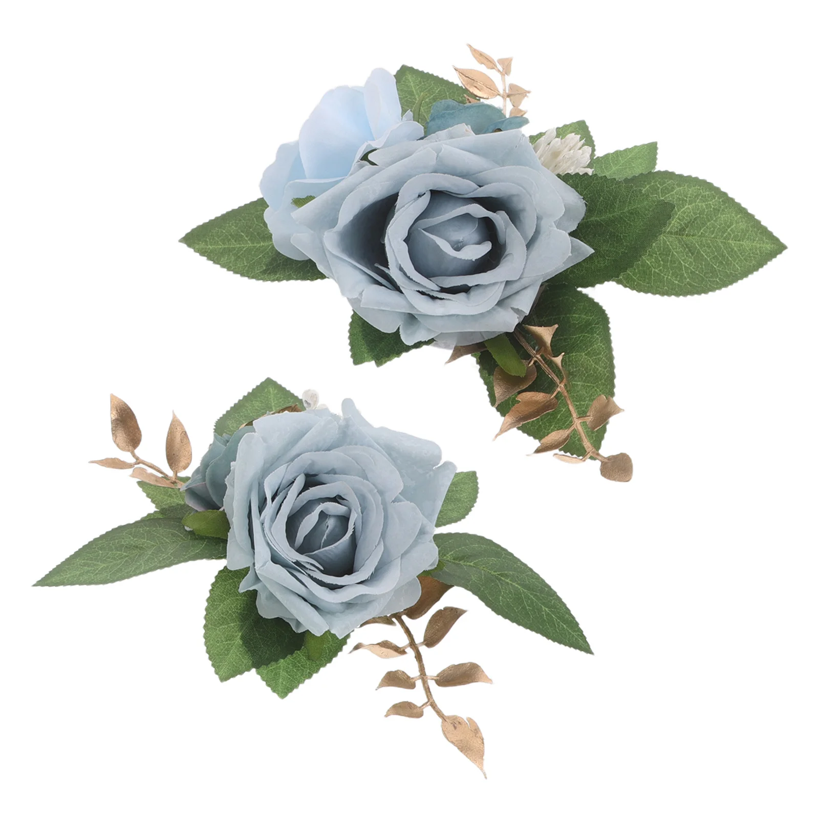 

2Pcs Artificial Floral Arrangements Realistic Fake Flower Table Decor Cake Topper Decorations Wedding Birthday Rustic Party