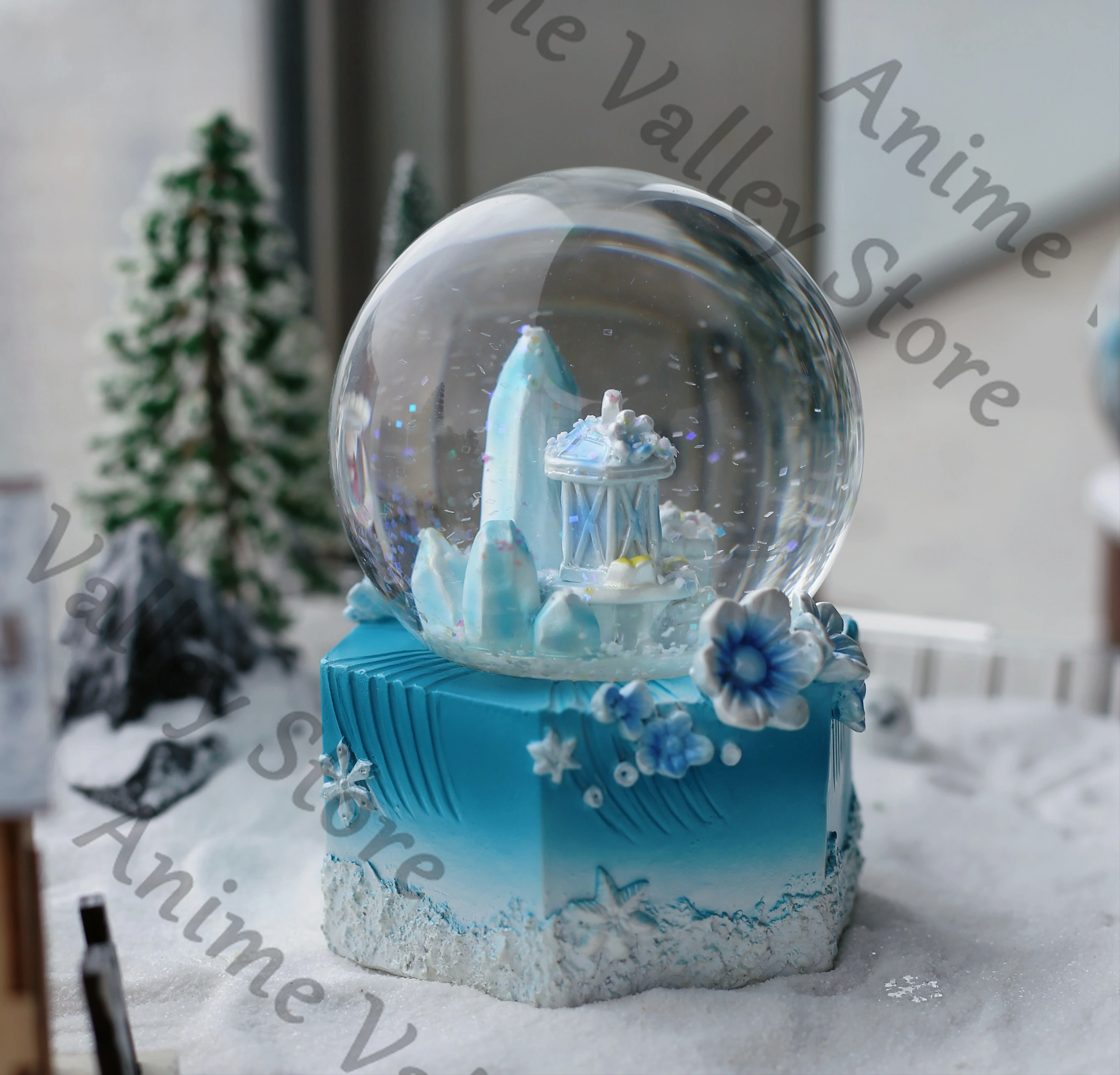 

Love and Deepspace Zayne Anime Cosplay Chiolite Arksutite Crystal Ball Cartoon Desktop Ornament Birthday Music Christmas Gift