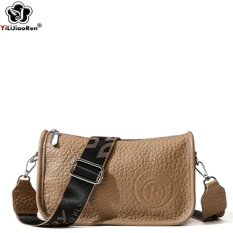 

Soft COW Leather Shoulder Bag for Women Fashion Ladies Small Crossbody Bag Female High Quality Genuine Cowhide Handbag and Purse