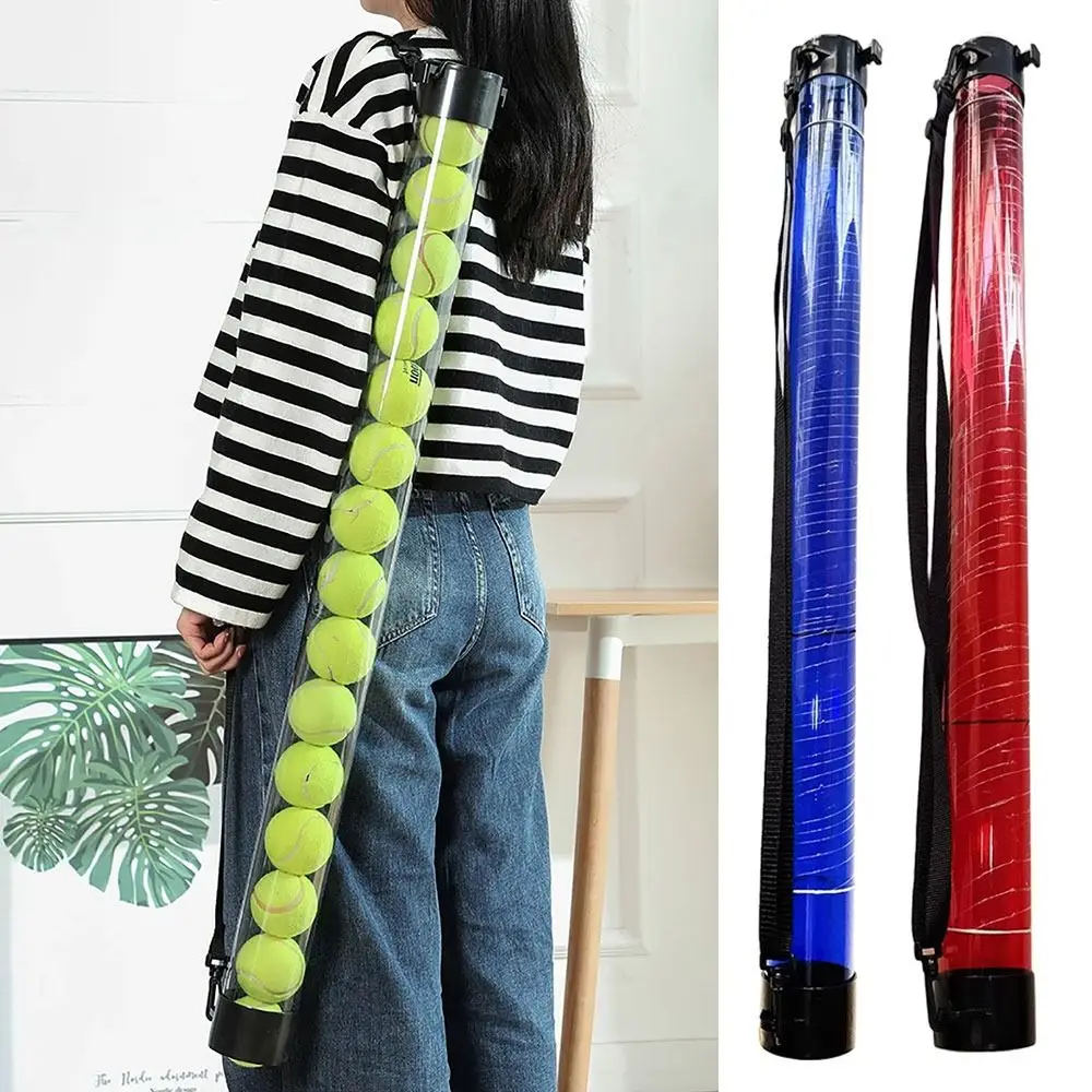 

1Pcs New with Shoulder Strap Tennis Ball Picker Holder Plastic 95cm Pick Up Tube Grabber Retriever Outdoor