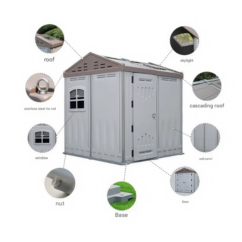 Farm Storage Shed for Tractors & Tools | Corrosion-Resistant Steel, Quick Assembly