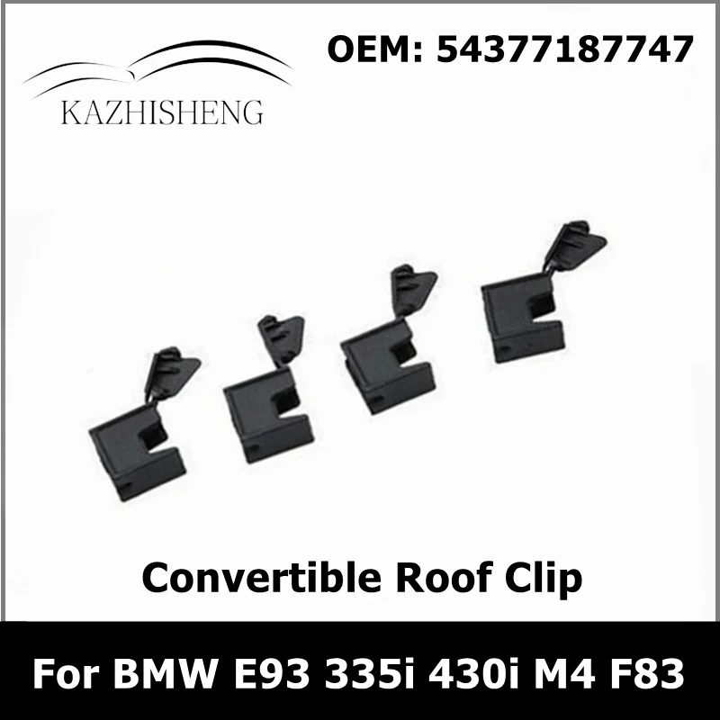 54377187747 4Pcs Convertible Roof Top Hinge Cover Clips for BMW E93 335i 430i M4 F83