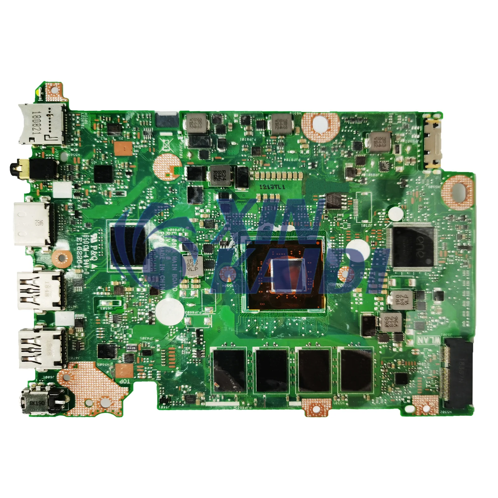 Placa-mãe de laptop E406MA para Asus L406MA E406MA E406MAS Placa-mãe com N3350 N4000 N4100 N5000 CPU 4G 8G-RAM 64GB-SSD