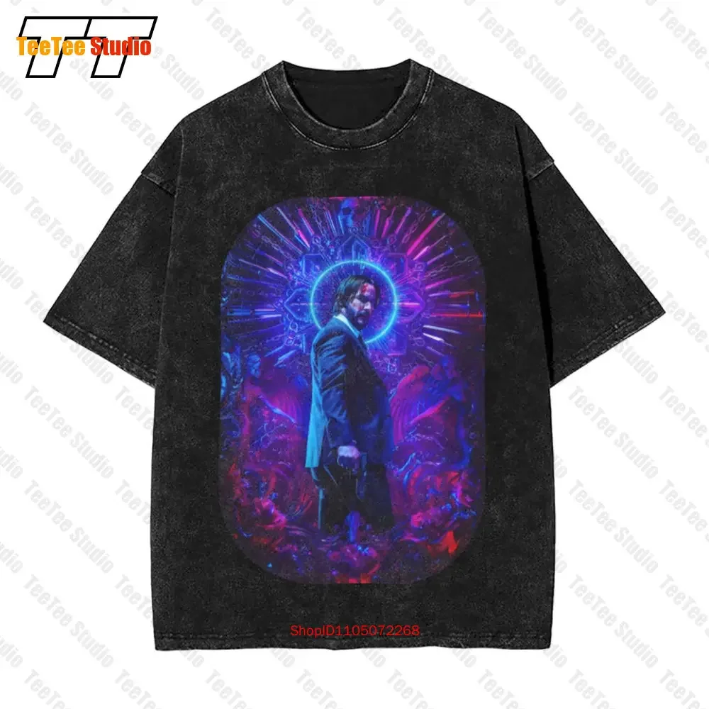 Chapter 3 Poster John Wick Vintage Oversized T-Shirt Z65N
