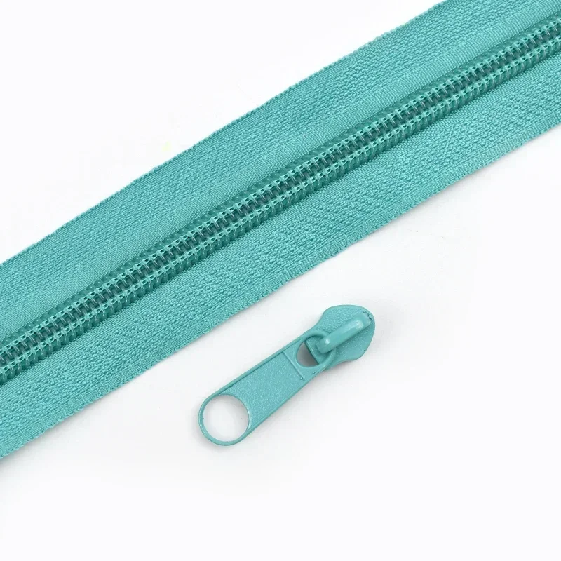 5/10/20M 3 # 5 # Regenbogen-Nylon-Reißverschlussband mit Reißverschlusszügen, Kleidungsdekoration, Reißverschlussrolle, Taschenverschluss, Reparaturset für Reißverschlüsse, Nähzubehör