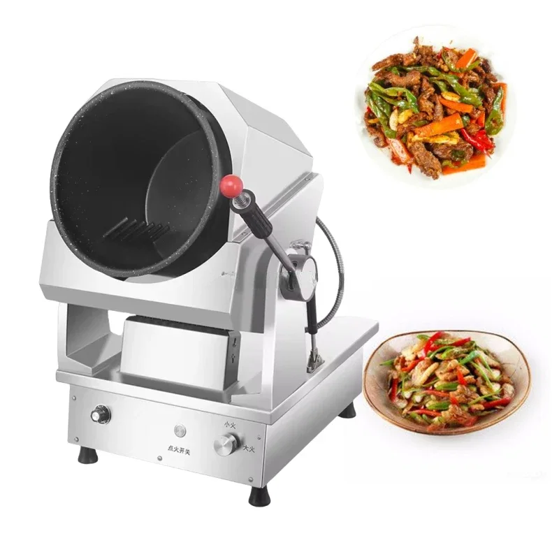 

Easy operate commercial auto cooking drum robot machine