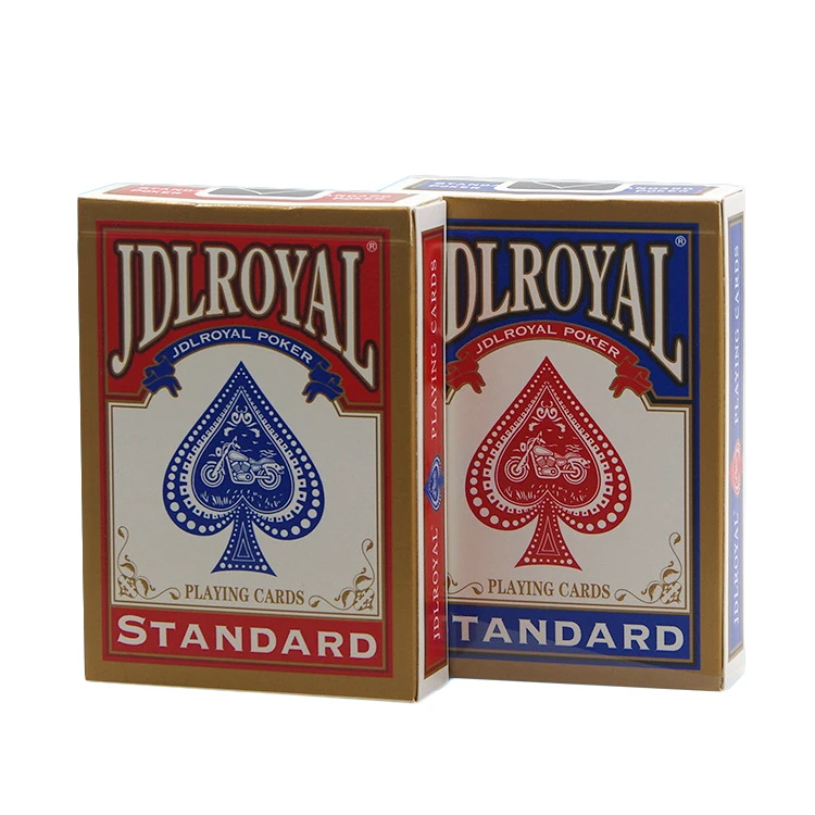 Jdlroyal Poker Rot/Blau Normale Spielkarten Standardversiegelte Decks Zaubertricks Poker Spielkarten Zaubertricks – Detail 1