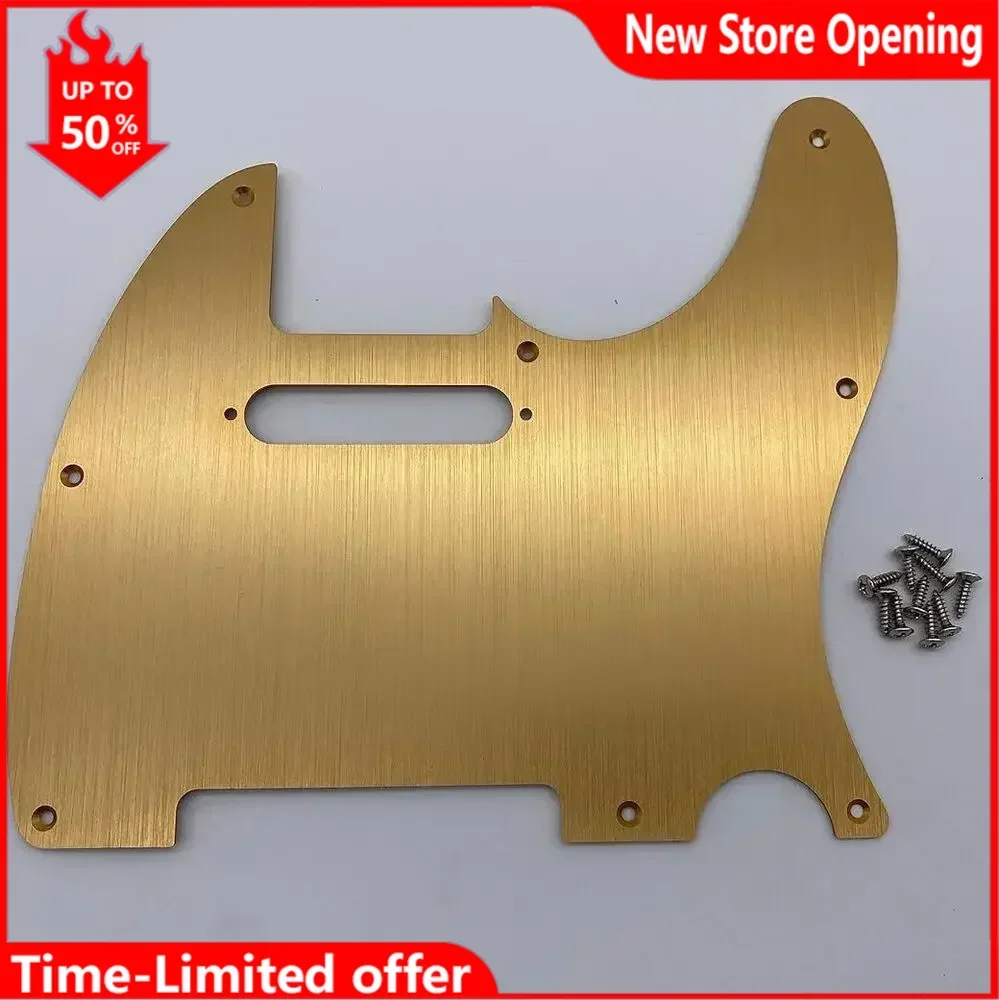 8-Hole Aluminum Anodized Guitar Pickguard for USA/Mexican Standard TL - Modern Style Guitar Scratch Plate Plate Replacement