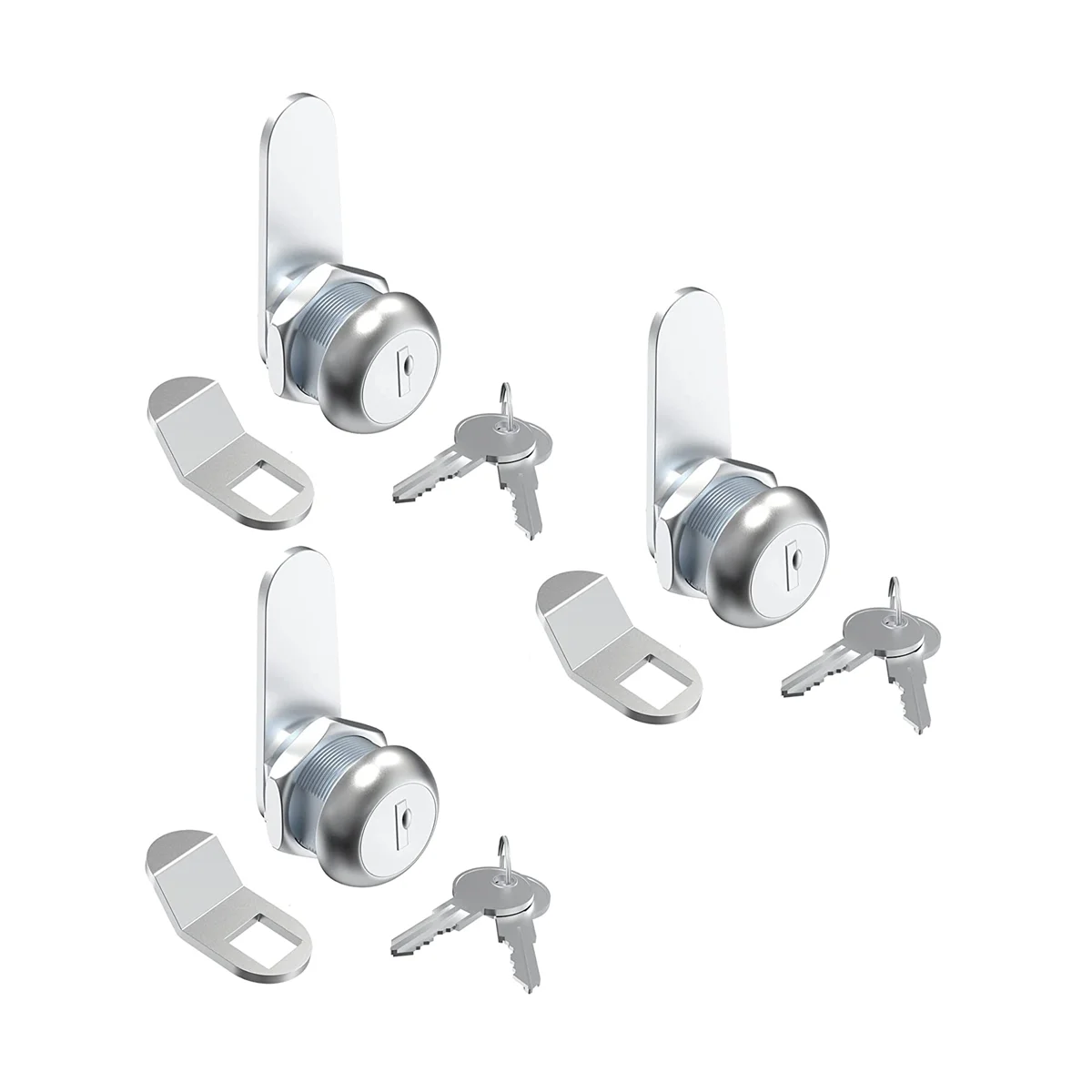 

3 Pcs Mailbox Lock, 5/8Inch Cabinet Locks and Cam Locks for Toolbox Keyed Alike, Secure Drawer