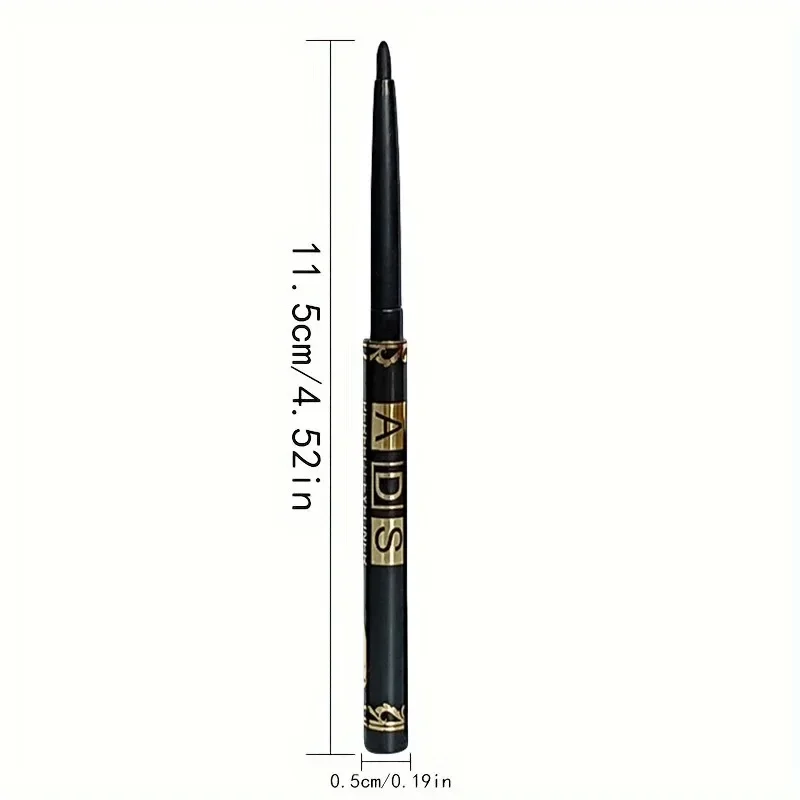 2/3PCS Waterproof Black Eyeliner Pencils (Long-Lasting) - Smudge & Sweat Proof, Great for Bold Eye Looks & Gifting